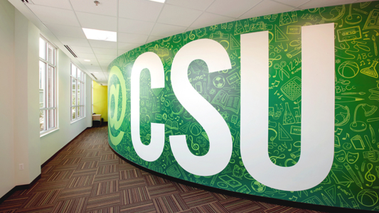 Csu Welcome Center Wall Graphics