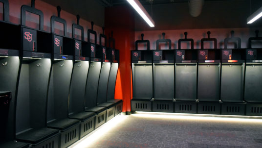 Football Stadium Locker Room